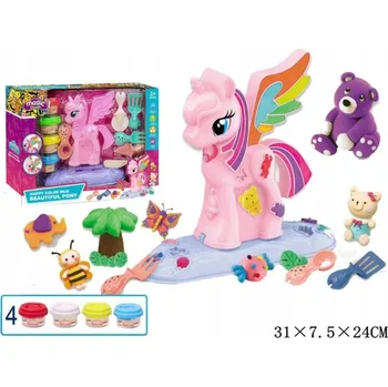 Modelovací hmota MODELOVACÍ HMOTA JEDNOROŽEC + PŘÍSLUŠENSTVÍ těsto lina