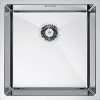Nerezový dřez Jednokomorový ocelový dřez - 44 x 44 cm, Velazo VELAZ4444