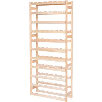 Obraz Dřevěný regál na víno Stolmak W-77 72,2x166 cm