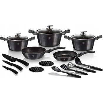 Sada nádobí Sada hrnců Berlinger Haus 02596 CARBON PRO hliníková 5 ks