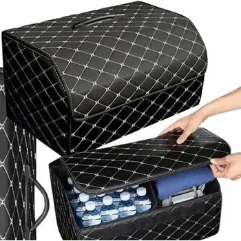 Organizér do auta DA75 Organizér do kufru auta, skládací taška, velký box s víkem