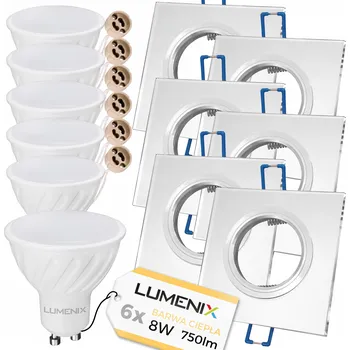 Žárovka Stropní zapuštěné svítidlo Lumenix 8 W GU10