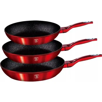 Pánev Tradiční pánev Berlinger Haus 60235 Burgundy Metallic 28 cm granitová