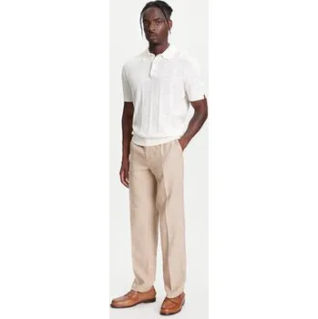 Dámské kalhoty United Colors Of Benetton Kalhoty z materiálu 43B3UF03X Béžová Regular Fit 50