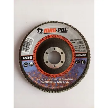 Brusný kotouč Lamela brusný kotouč 125 mm, zrnitost P36.