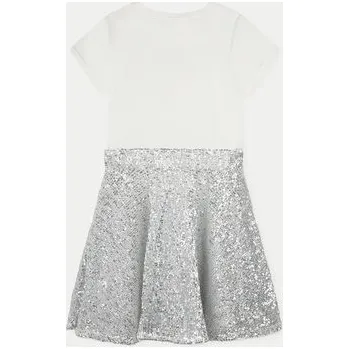 Dámské šaty MICHAEL KORS KIDS Každodenní šaty R30173 M Stříbrná Regular Fit 6Y