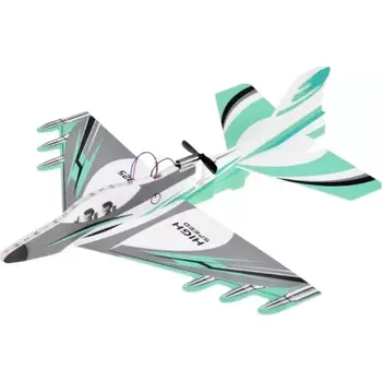 autíčko Skládací lehké pěnové letadlo + LED světla