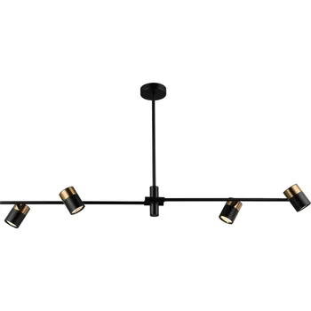 Italux PND-58892-4-BK-BRO závěsné stropní svítidlo Elice GU10 + sada - Trio LED žárovka 2x10W | E27 | 3000K | 806lm