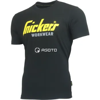 Pánské tričko SNICKERS Classic černé pánské triko 100% Ba 3XL