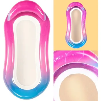 NAFUKOVACÍ MATRACE / LEHÁTKO DO VODY, BAZÉNU, NA PLÁŽ SE SÍŤKOU 160X85CM - KŘESLO