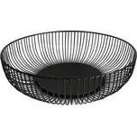Drátěná mísa na ovoce KITCHISIMO černá Ø28cm