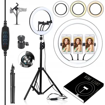 Fotoateliérová technika LED kruhové světlo RING se stativem 240W 30cm