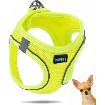 Postroj pro psa Postroj pro psa Air Comfort XXXS neonově limetkový, PRODYŠNÝ, REFLEXNÍ +