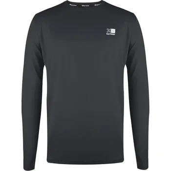 Pánské tričko Karrimor Long Sleeve Run pánské tričko Charcoal S