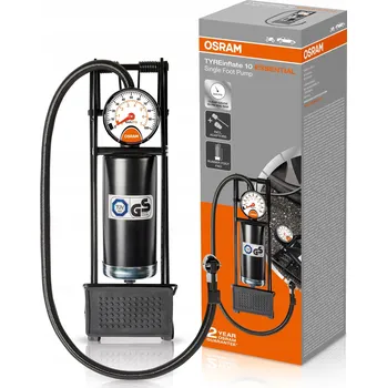 Kompresor Osram Analogový Ruční Kompresor na Pneumatiky a Matrace TYREinflate 10 ESSENTIAL