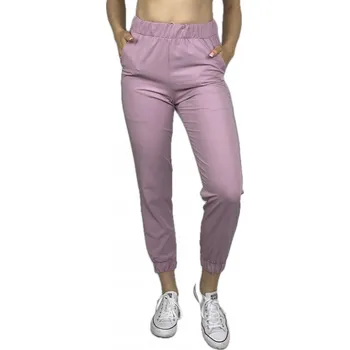 Elastické zdravotnické kalhoty DuduMed Powder Pink L