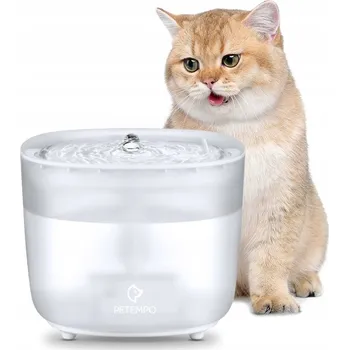 miska pro kočku PETEMPO PLOCHÁ FONTÁNA PÍTKO PRO KOČKY BÍLÁ 2L