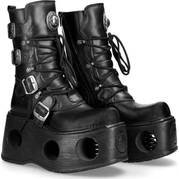 Pánská zimní obuv boty kožené dámské - 373 ITALI NOMADA NEGRO NEW SPACE - NEW ROCK - M.373-S2