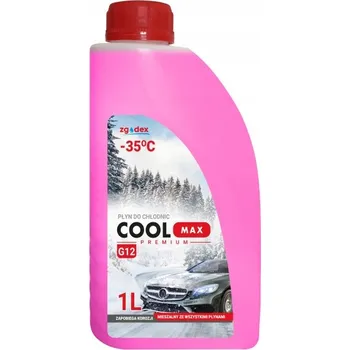Nemrznoucí směs do chladiče COOLMAX chladicí kapalina G12 červená 1L -35°C