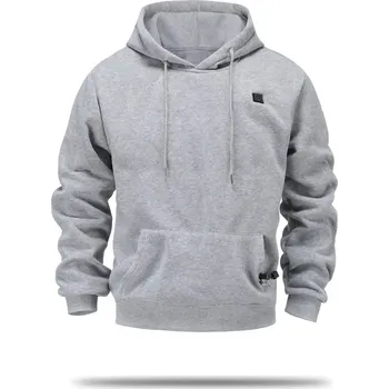 Pánská mikina Vyhřívaná pánská mikina s kapucí – USB napájení Barva: Šedá, Velikost: M