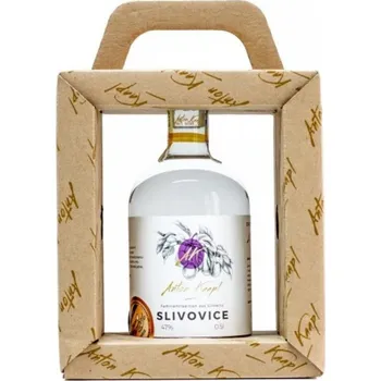 Pálenka Anton Kaapl - Dárkové balení rámeček, Williams Hruškovice, 47%, 0,5l