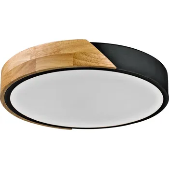 Italux PLF-13186-BK-WO LED přisazené stropní svítidlo Nastro | 24W LED | 2400lm | 3000K + K nákupu nad 3000 Kč dárek zdarma