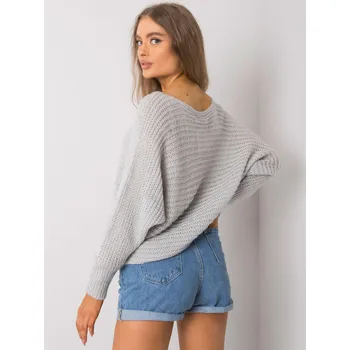 Dámský svetr Dámský svetr TW SW BI 2235.27X šedá jedna velikost