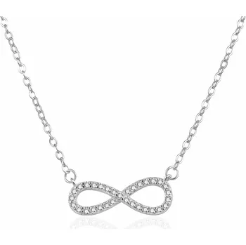 Náhrdelník Agato Okouzlující stříbrný náhrdelník Nekonečno AGT-N026W + 2 měsíce na vrácení zboží