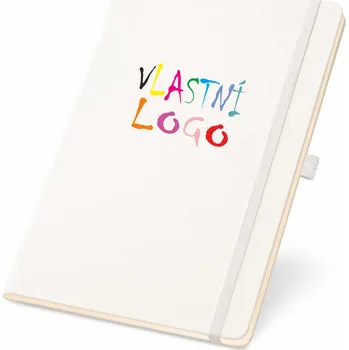 Zápisník ON-DESIGN Zápisník A5 TWAIN s vlastním potiskem Barva: bílá