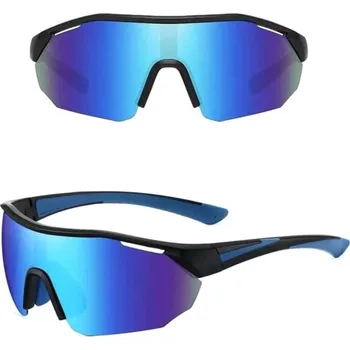 Sluneční brýle J&W Pánské sportovní sluneční brýle Petersenn fialová/světle modrá/nebeská skla One size