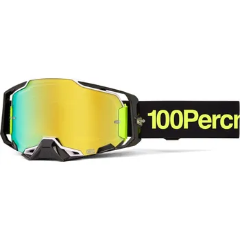 Motocyklové brýle ARMEGA ORBAN - 100%, (zlaté plexi)