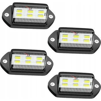 Osvětlení SPZ 4 ks LED osvětlení SPZ 12V/24V univerzální zadní světlo