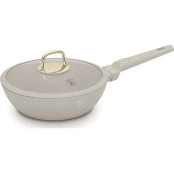 Pánev BERLINGERHAUS Pánev hluboká s titanovým povrchem a poklicí 24 cm Sahara Collection BH-8062