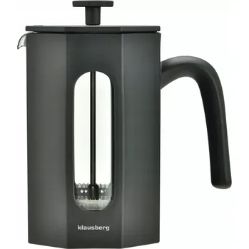 French press LOUHOVAČ KÁVY A ČAJE BYLINEK 0,8L FRENCH PRESS PÍSTOVÝ OCEL + SKLO