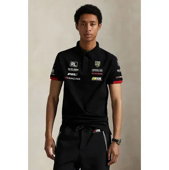 Pánské oblečení Polo tričko Polo Ralph Lauren Sskccmslm2 Short Sleeve, M, černá, 99X