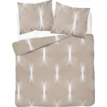 Detexpol Francouzské 3 dílné povlečení bavlna Waves béžová 5253A