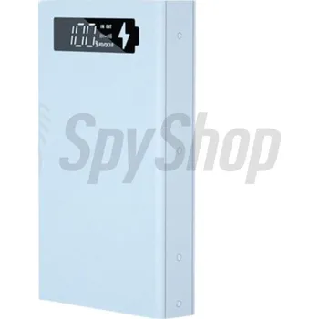Diktafon GSM odposlouchávací zařízení v powerbance GSM-PB1 – odposlech v reálném čase, mikrofon s dosahem 6 m, až 120 dní provozu, Barva Bílá Spy Shop