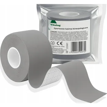 Podprsenka Vitolog kineziologická tejpovací páska šedá 5m