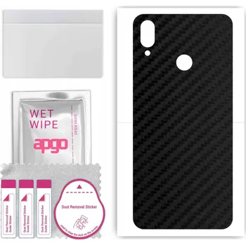 Pouzdro na mobilní telefon Fólie / Ochranná fólie na ZÁDA pro Asus Zenfone Max M2 ZB663KL - Karbonový Vzhled