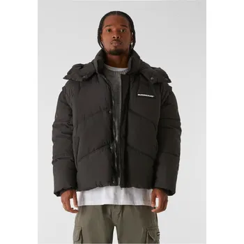 Pánská casual bunda MJG ZIP-OFF PUFFER JACKET - black XL