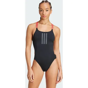 Neoprenový oblek ADIDAS Plavky Ripstream 3-Stripes X-Back 44 ČERNÁ|ČERVENÁ