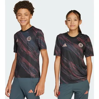 Fotbal ADIDAS Dětský předzápasový dres FC Bayern 25/26 10 LET ČERNÁ