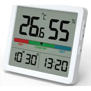 Meteostanice WG - Digitální teploměr s vlhkoměrem WG5, bílá 12305