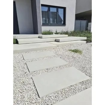 Venkovní dlažba Betonová dlažba Patern 2 80x40x6 cm bílá