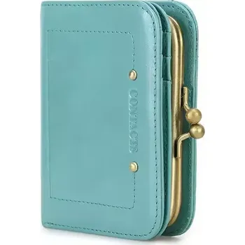 Contacts malá kožená peněženka Rosamel Modrá