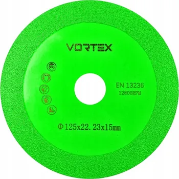 Řezný kotouč Diamantový kotouč pro řezání a broušení skla a dlaždic 125 mm, precizní