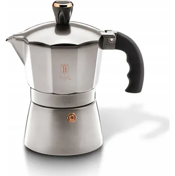 Kávovar Moka konvička na kávu 150 ML, kávovar na espresso, stříbrná