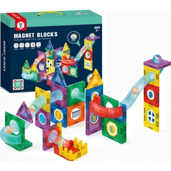 ostatní stavebnice STAVEBNICE 66el KULIČKOVÁ DRÁHA KREATIVNÍ SVÍTÍCÍ KOULE 108A +