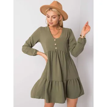 Dámské šaty Šaty D50010F30264A khaki M/L