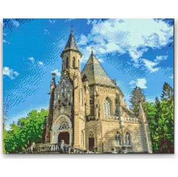 Diamantové malování Painting Queens Diamantové malování Schwarzenberská hrobka 2, 80 × 100 cm, s rámem, hranaté